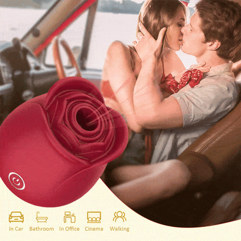 rose toy clit sucker red